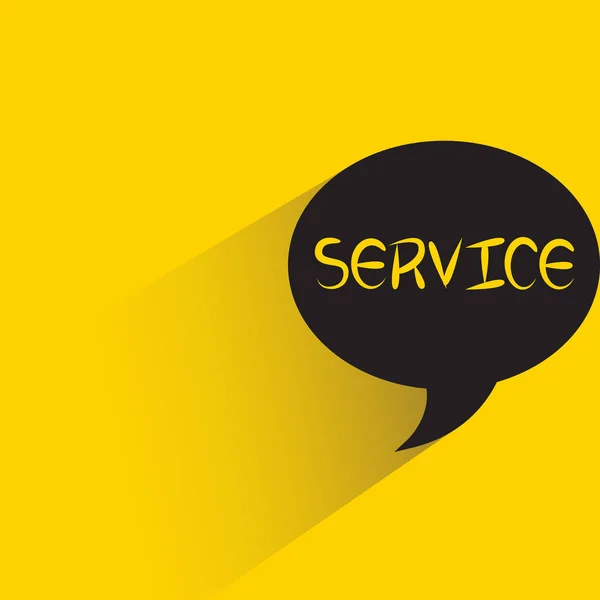 Service Speech Bubble Vector Illustratie — Stockvector