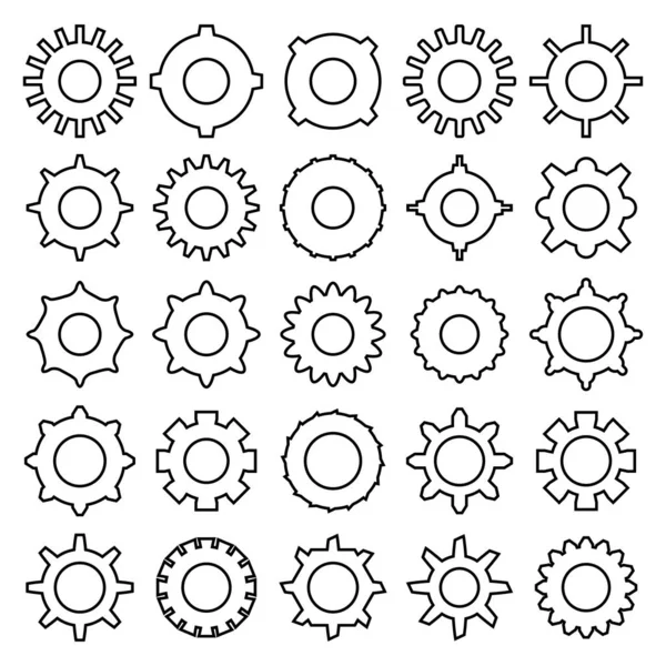 Vector Illustration Shapes Icons — Stock Vector