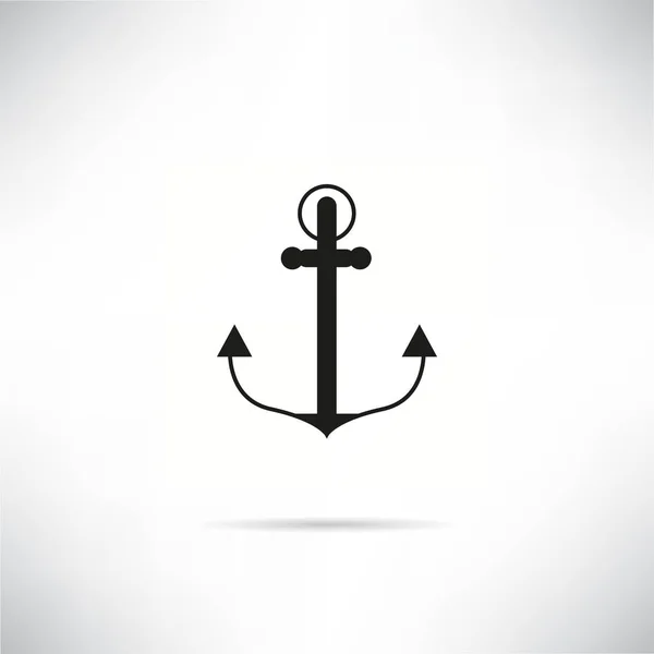 Vector Illustration Anchor Icon — Stock Vector