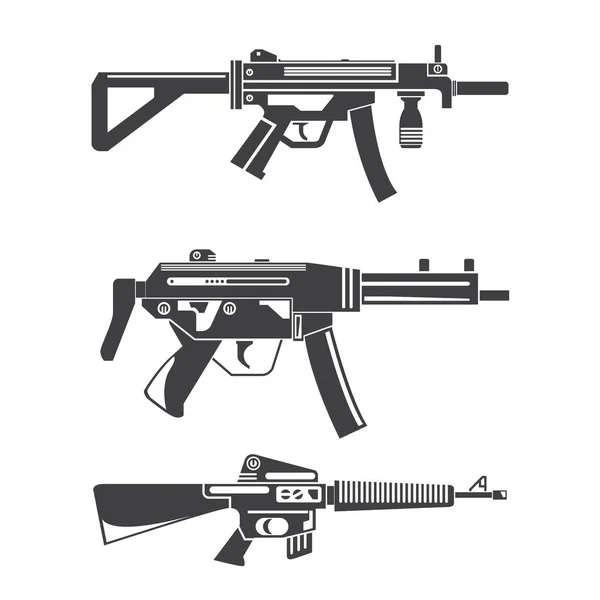 Απεικόνιση Διανυσματικών Όπλων Εικονιδίων — Διανυσματικό Αρχείο