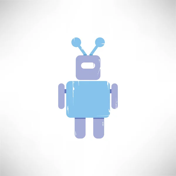 Vector Illustration Robot Icon — Stock Vector