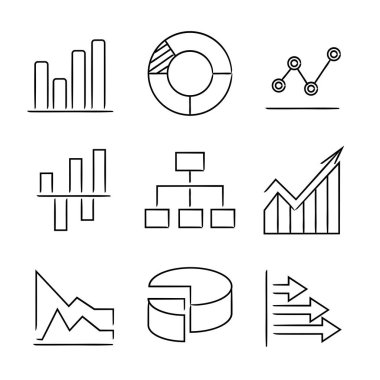 grafik ve diyagramlar kümesi, iş kavramı 
