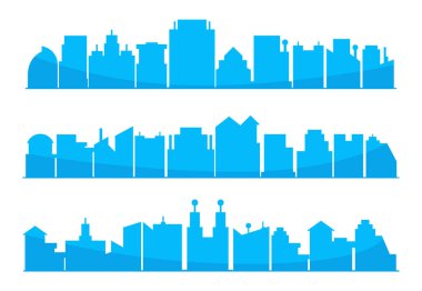 Cityscape binalar vektör Illustration