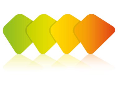 Etiketler veya afiş ayarlayın. Vektör Illustration 