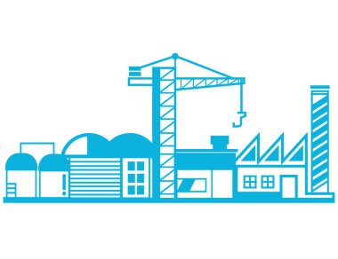 Cityscape binalar vektör Illustration