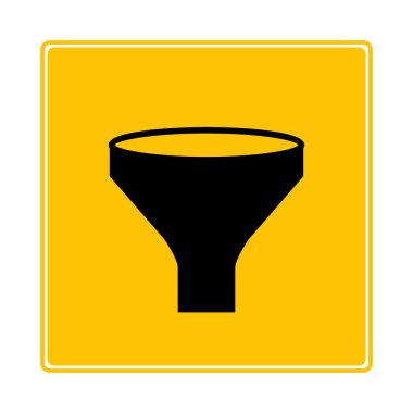 Web simgesi. Filtrenin vektör çizimi