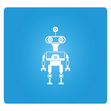vektör Illustration modern robotlar, simgeler