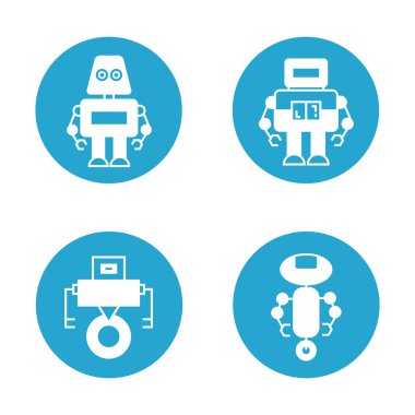 Modern robotlar vektör Illustration