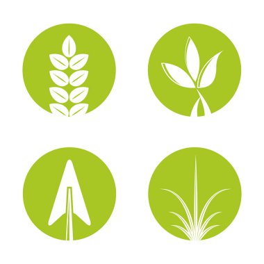 ağaçlar, simgeler vektör Illustration 