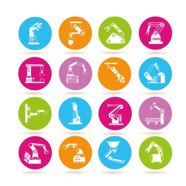 Web simgeler kümesi. vektör çizim 