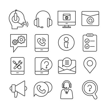 Web simgeler kümesi. vektör çizim      