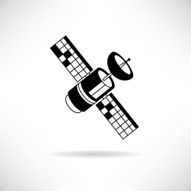 uzay gemisi web simgesi vektör çizimi 