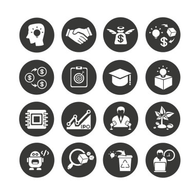 Web simgeler kümesi. vektör çizim 