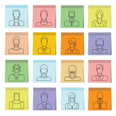 Web simgeler kümesi. vektör çizim 