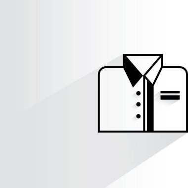 Web simgesi. Gömlek vektör illüstrasyon
