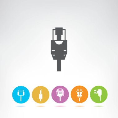 Dolgu simgesinin vektör illüstrasyonu 