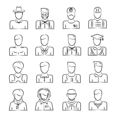 Web simgeler kümesi. vektör çizim    