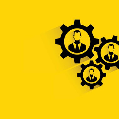 iş kavramı, şirket çalışmalarının vektör illüstrasyon 