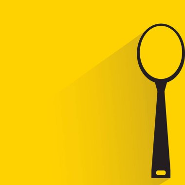 Web simgesi. Kaşığın vektör çizimi 