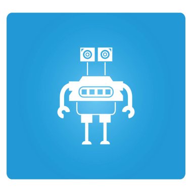 vektör Illustration modern robotlar, simgeler