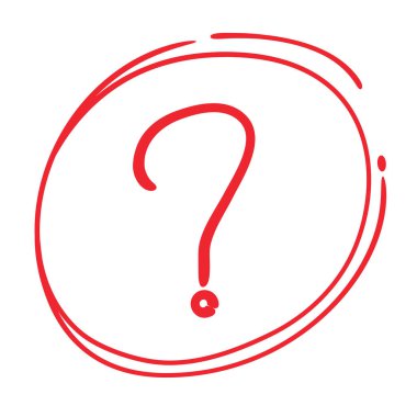 web simgesi, soru işareti vektör illüstrasyon 