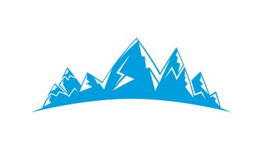 Dağlar vektör Illustration. Seyahat