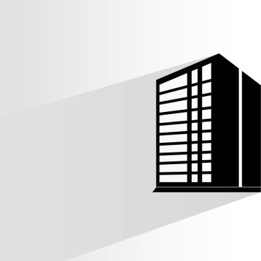 Web simgesi. Binanın vektör çizimi