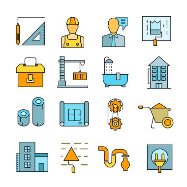 Web simgeler kümesi. vektör çizim 