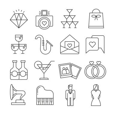 Web simgeler kümesi. vektör çizim 