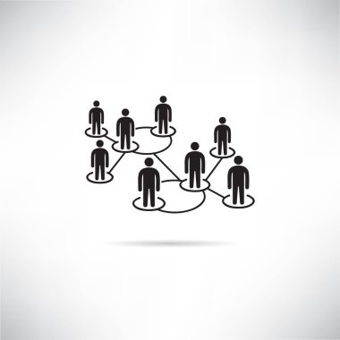 bağlantı kavramı vektör Illustration