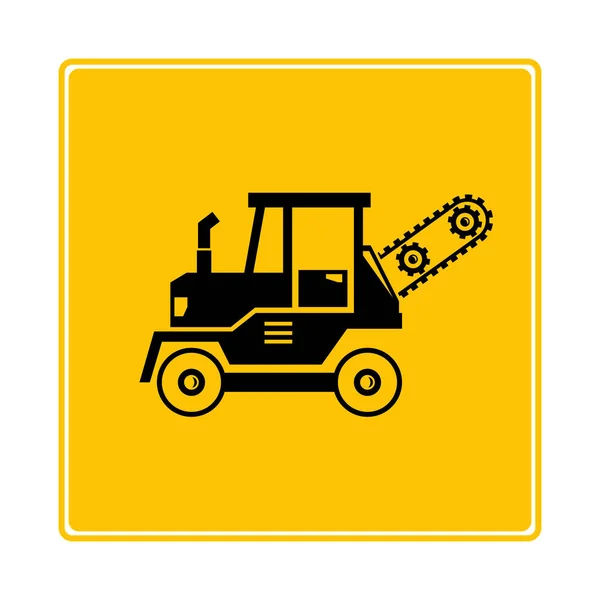 Heavy equipment and machinery — Stock Vector