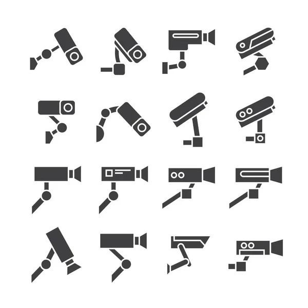 Vektor Illustration Von Kamera Icons — Stockvektor