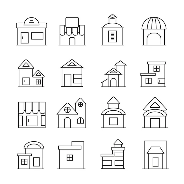 Conjunto Iconos Web Ilustración Vectorial — Vector de stock