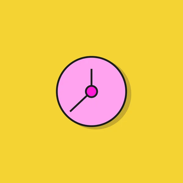 Business Concept Vector Illustration Clock — Stock Vector