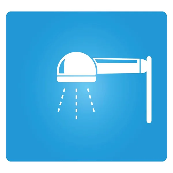 Web Icon Vector Illustration Shower — Stock Vector