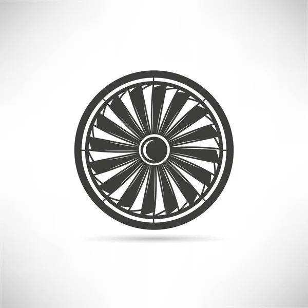 Illustration Vectorielle Icône Turbine — Image vectorielle