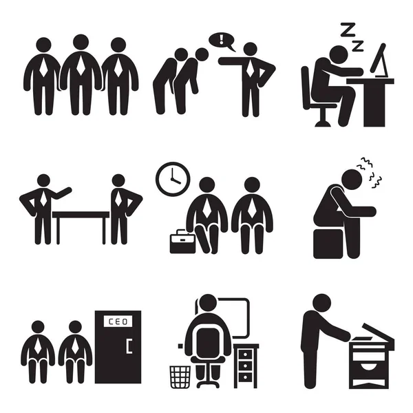 Vector Illustration People Icons — Stock Vector