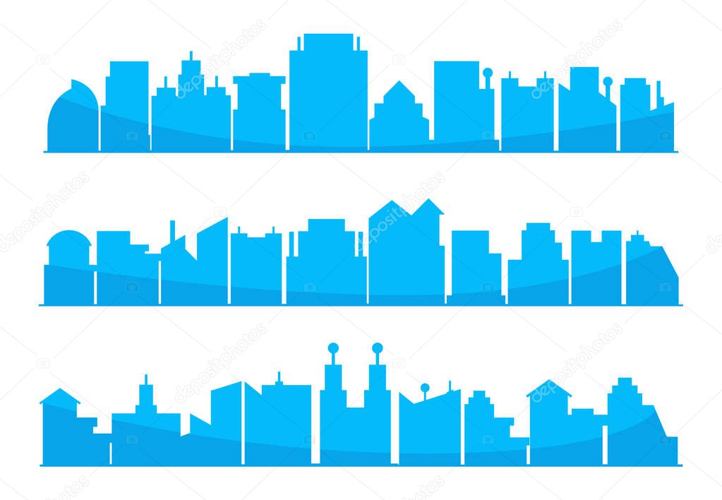 vector illustration of cityscape buildings