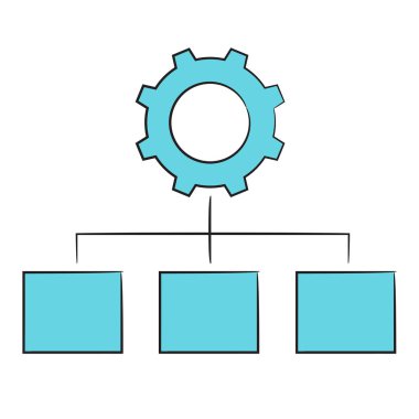 cog vektör illüstrasyon