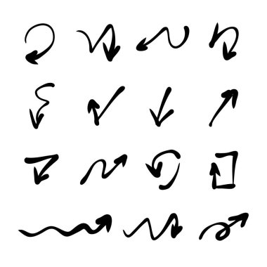 oklar vektör çizim