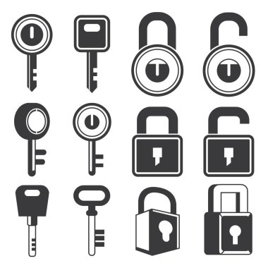 Web simgeler kümesi. vektör çizim  