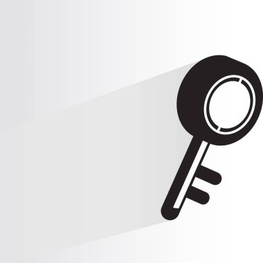 iş kavramı, anahtar vektör illüstrasyon