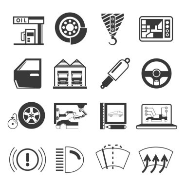 Web simgeler kümesi. vektör çizim      