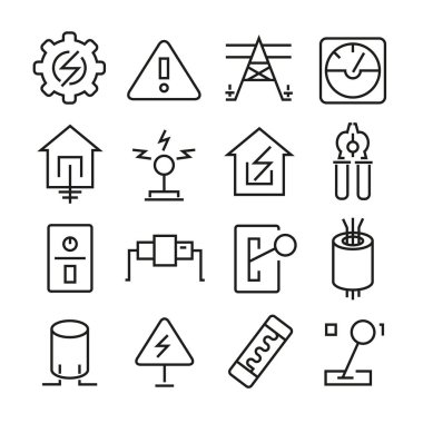 Web simgeler kümesi. vektör çizim      