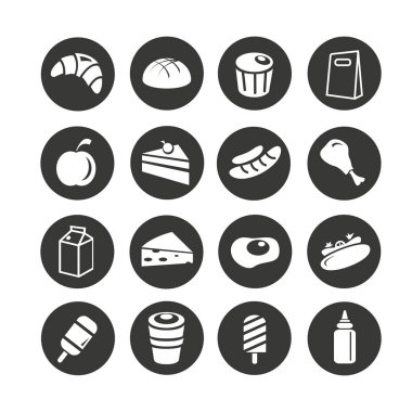 Web simgeler kümesi. vektör çizim 