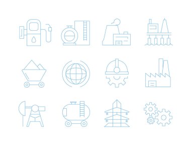 Web simgeler kümesi. vektör çizim      