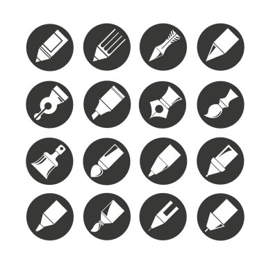 Web simgeler kümesi. vektör çizim 