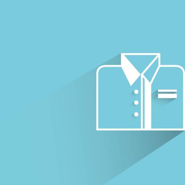 Web simgesi. Gömlek vektör illüstrasyon