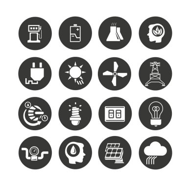 Web simgeler kümesi. vektör çizim 