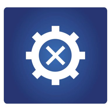 İş konsepti. Vektör Illustration of COG